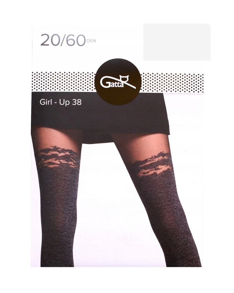 STRUMPBYXOR GIRL UP STAY-UP LOOK MELANGE